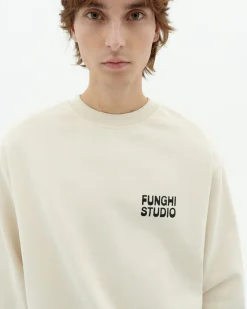 Bedrucktes funghi Sweatshirt Leon