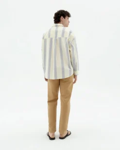 Beige gerade Hose Travel Light