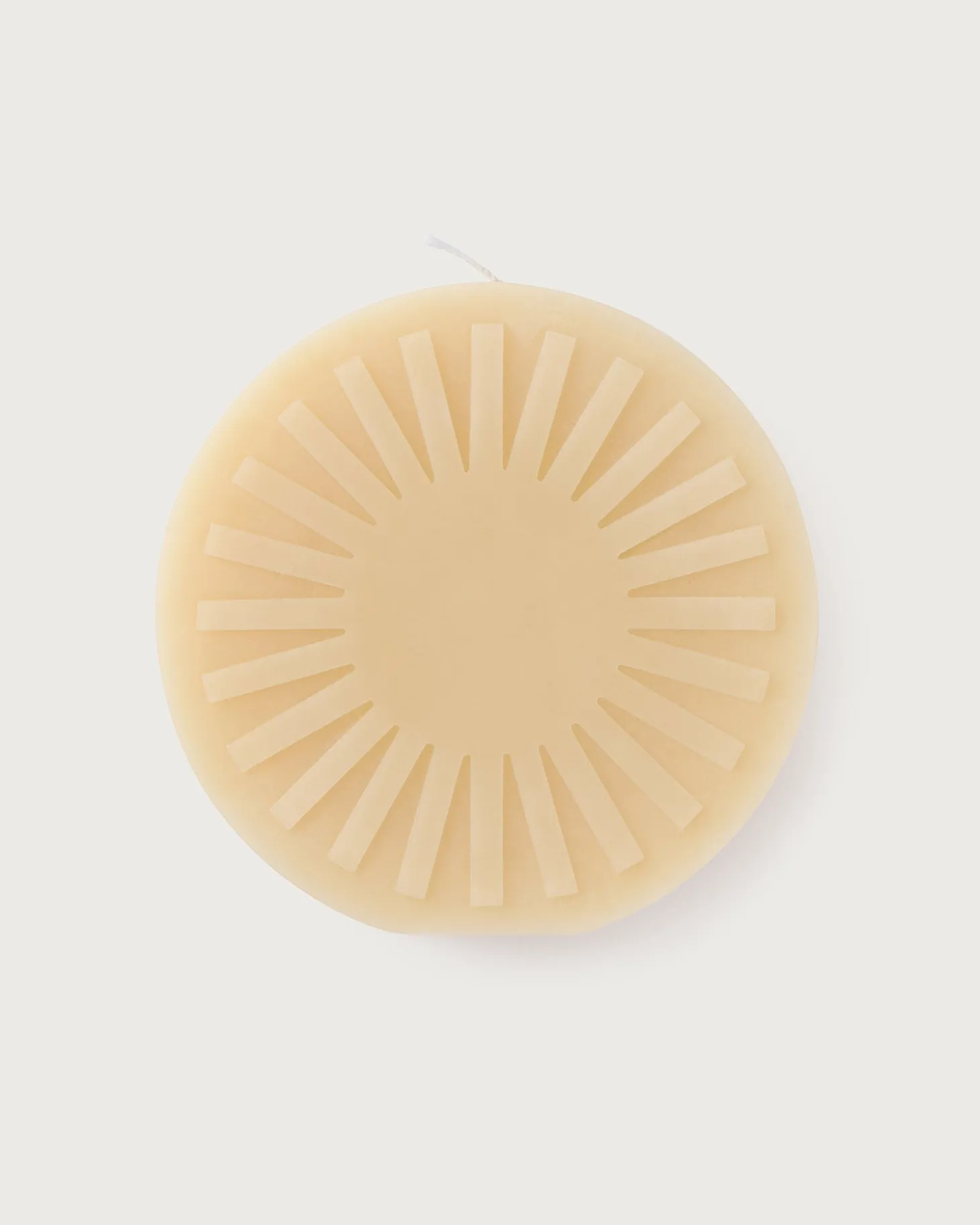 Beige Kerze Sol