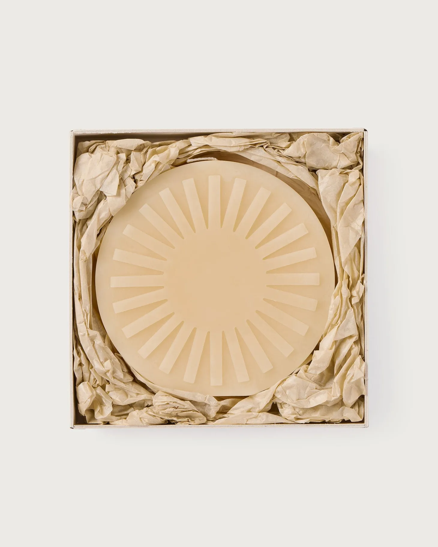 Beige Kerze Sol