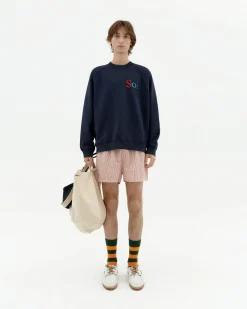 Besticktes sol type Sweatshirt Pepe