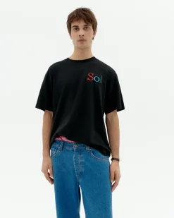 besticktes sol type T-Shirt Aaron