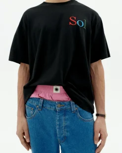 besticktes sol type T-Shirt Aaron