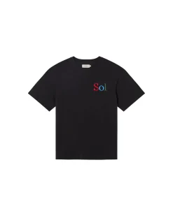 besticktes sol type T-Shirt Aaron