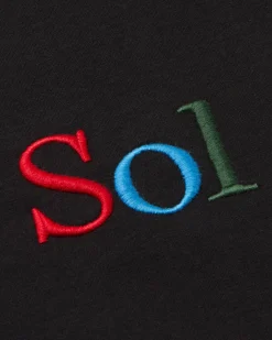 besticktes sol type T-Shirt Aaron