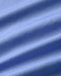 Blaue überkreutze Bluse Lenie