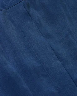 Blaue Cupro Bluse Briana