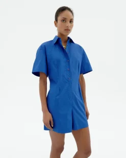 Blauer Jumpsuit Roberta