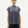 Blaues Basic T-Shirt Volta