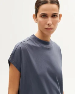 Blaues Basic T-Shirt Volta