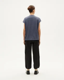 Blaues Basic T-Shirt Volta