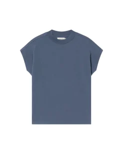 Blaues Basic T-Shirt Volta