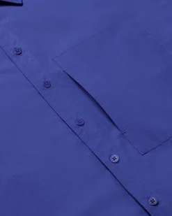 Blaues loose Hemd Kurt