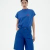 Blaues sol type T-Shirt Volta