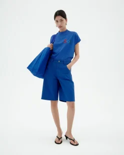 Blaues sol type T-Shirt Volta