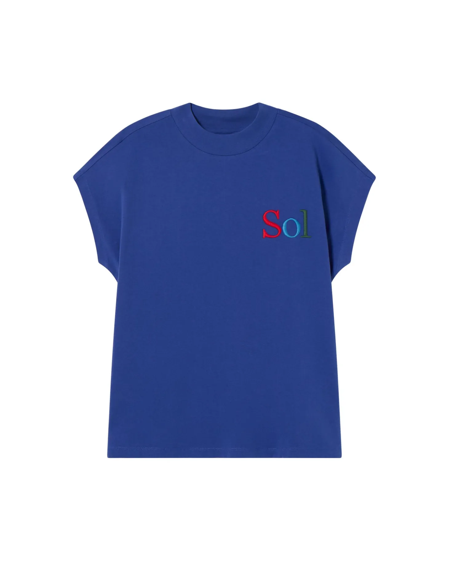 Blaues sol type T-Shirt Volta