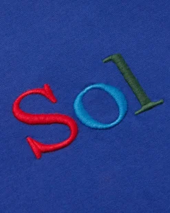 Blaues sol type T-Shirt Volta