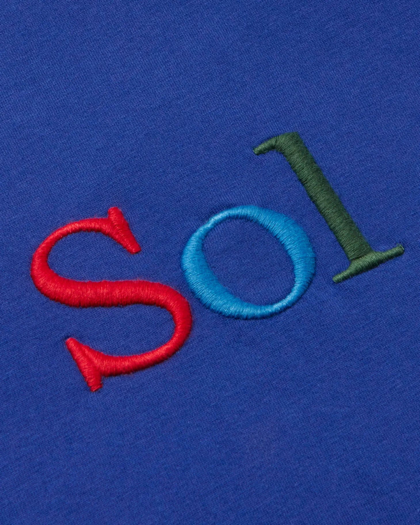 Blaues sol type T-Shirt Volta