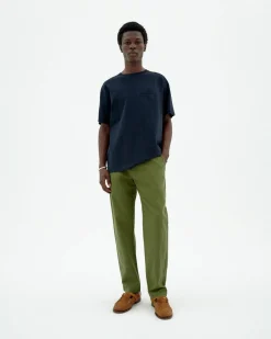 Blaues Tasche T-Shirt Hank