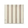 Braun gestreift handbesticktes Halstuch Connie