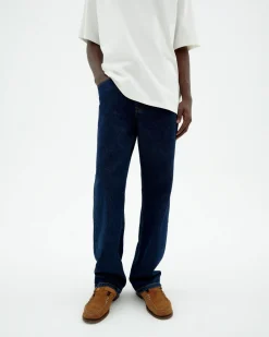 Dark navy gerade Jeans David
