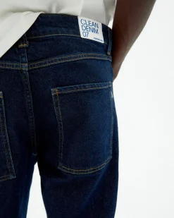 Dark navy gerade Jeans David