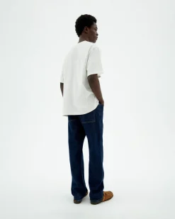 Dark navy gerade Jeans David