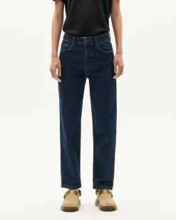 Dark navy gerade Jeans Nele