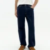 Dark navy gerade Jeans Rainn