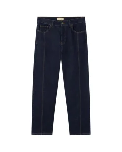 Dark navy gerade Jeans Rainn