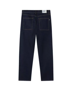 Dark navy gerade Jeans Rainn