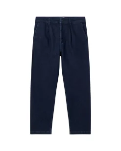 Dark navy loose Abnähern Jeans Wotan