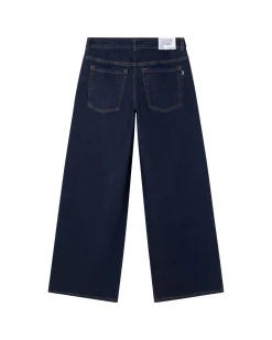 Dark navy wide leg Jeans Hedda