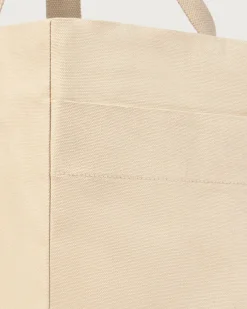 Ecru big carry bag Mon