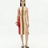 Gestreiftes abnehmbares sandfire Kleid Wila