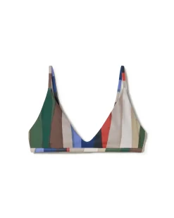 Gestreiftes river Bikini Oberteil Tropea