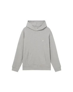 Graues Kapuzensweatshirt Simon blaue Sonne Rücken
