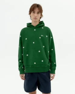 Handbesticktes Kapuzensweatshirt Simon