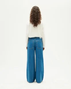 Klassisches Blau wide leg jeans hedda
