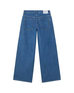 Klassisches Blau wide leg jeans hedda