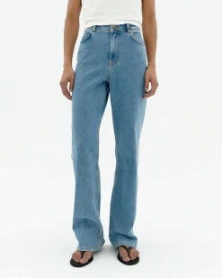 Light blau hohe Taille Jeans Theresa