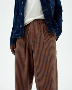 Loose gestreifte Hose Luc