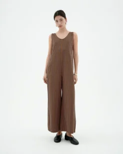 Loose gestreifter Jumpsuit Janis