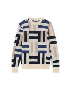 Mehrfarbiger karierter field Strickpullover Khem