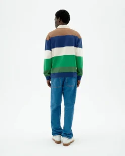 Mehrfarbiges gestreiftes Poloshirt Bob