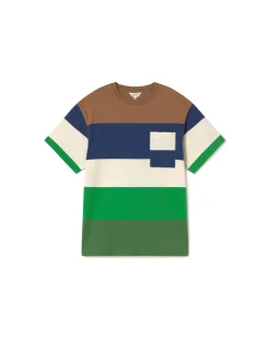 Mehrfarbiges gestreiftes T-Shirt Aaron