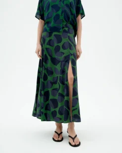 Midi Ecovero leaf Rock Tora