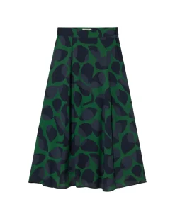Midi Ecovero leaf Rock Tora