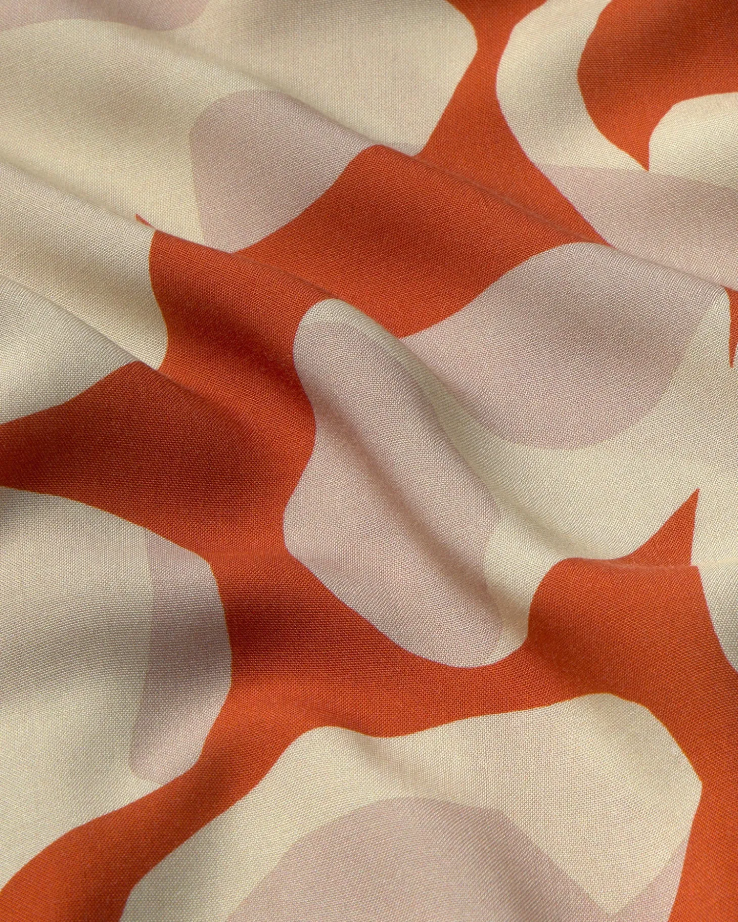 Orange Ecovero leaf Bluse Ava