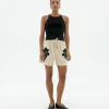 Patched Shorts Geranio